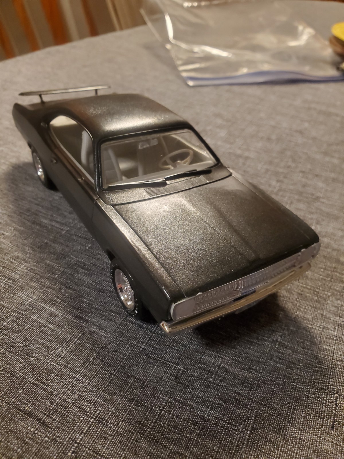 Plymouth Duster 1971 , 1972 Model Car. Unbranded 1:24. AMT?