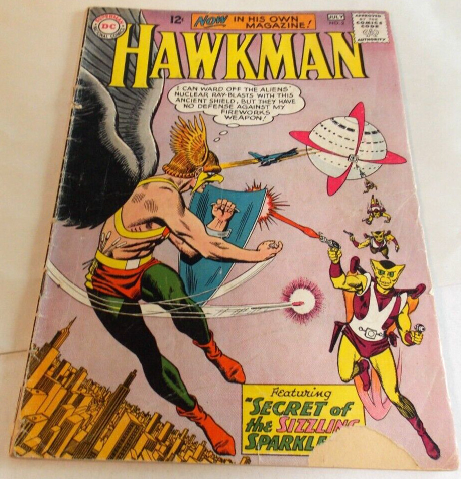 HAWKMAN # 2  1964 MURPHY ANDERSON cover/art