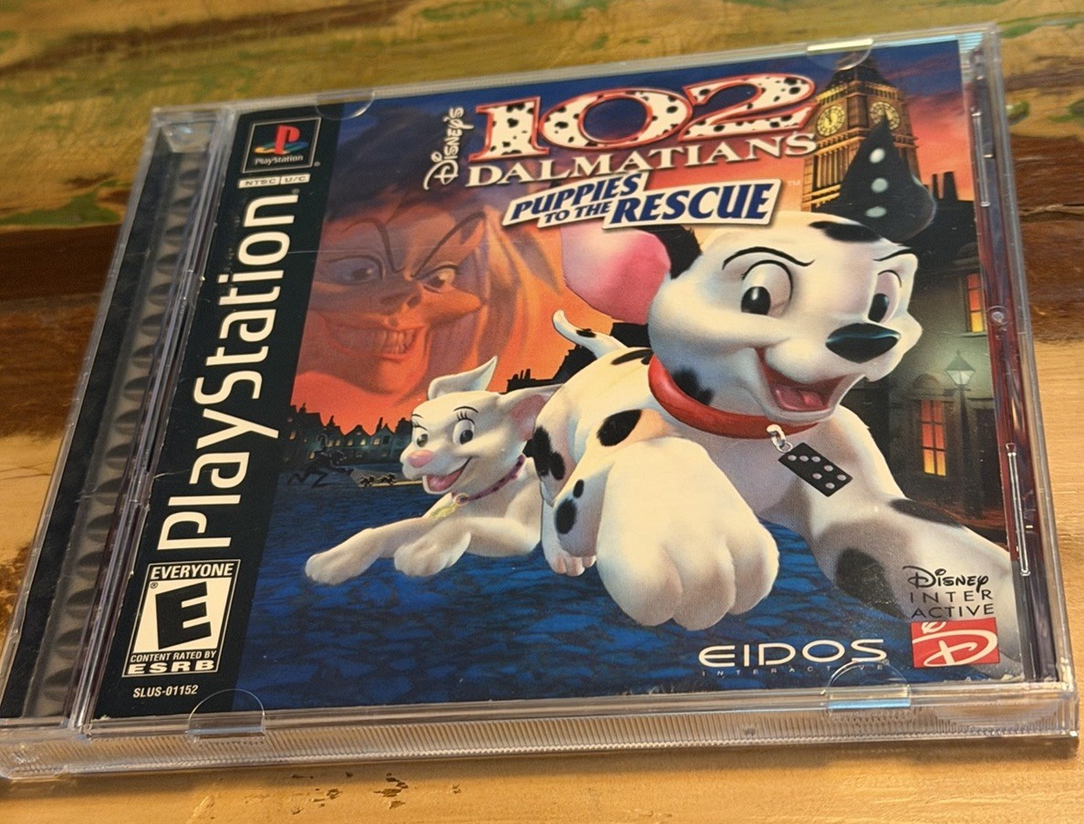 102 Dalmatians Puppies to the Rescue PS1 PlayStation 1 Complete With Manual