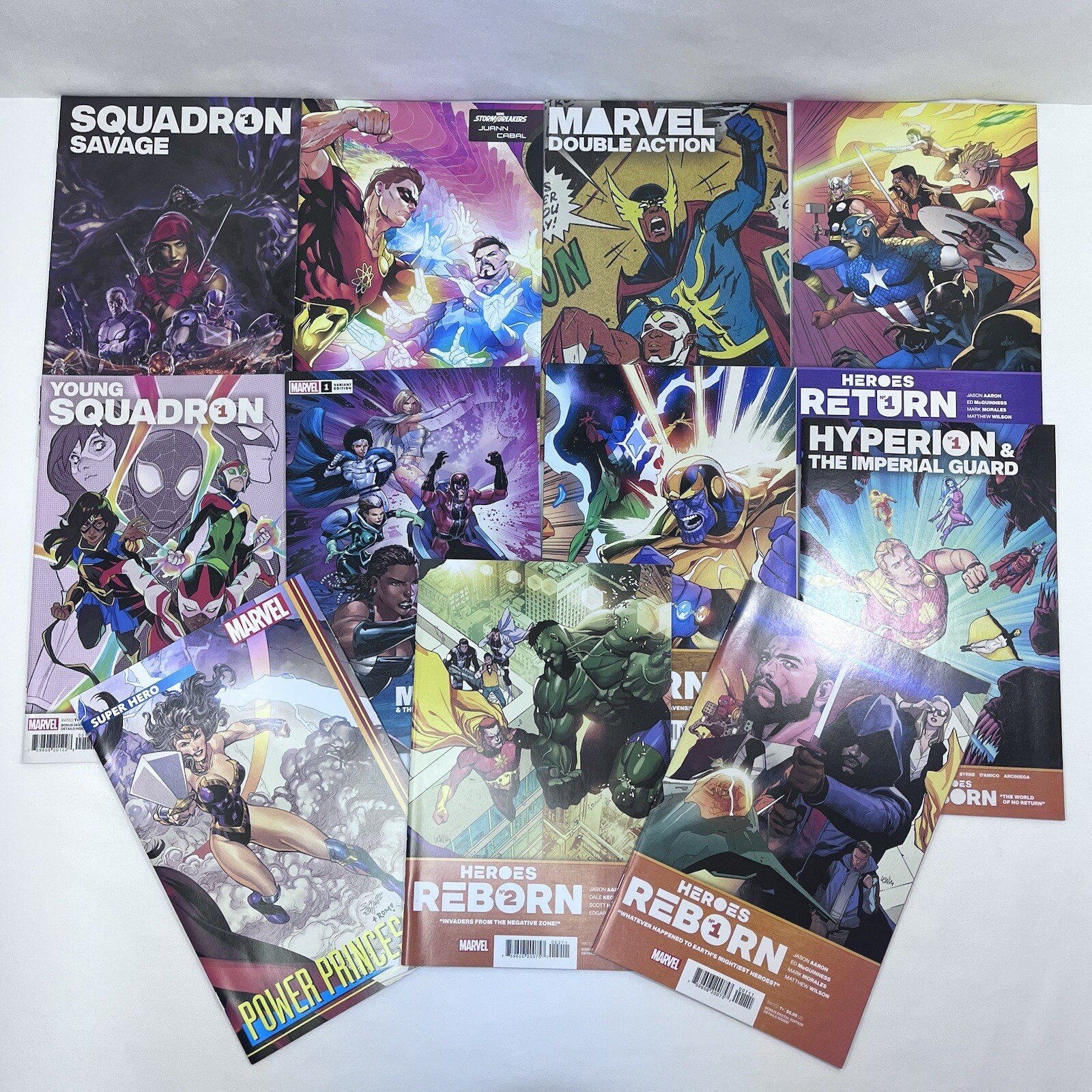 Heroes Reborn: Marvel Comics Misc. Lot of 11 Comic Books Fiction MCU Collectible