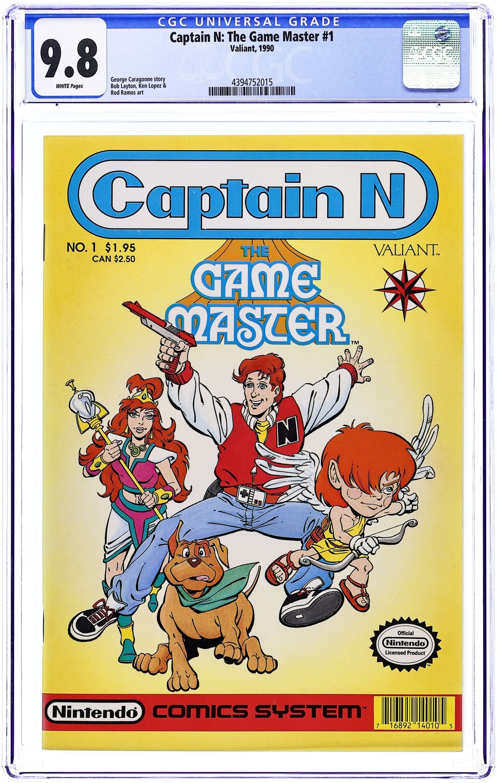 Captain N the Game Master 1A CGC 9.8 1990 4394752015