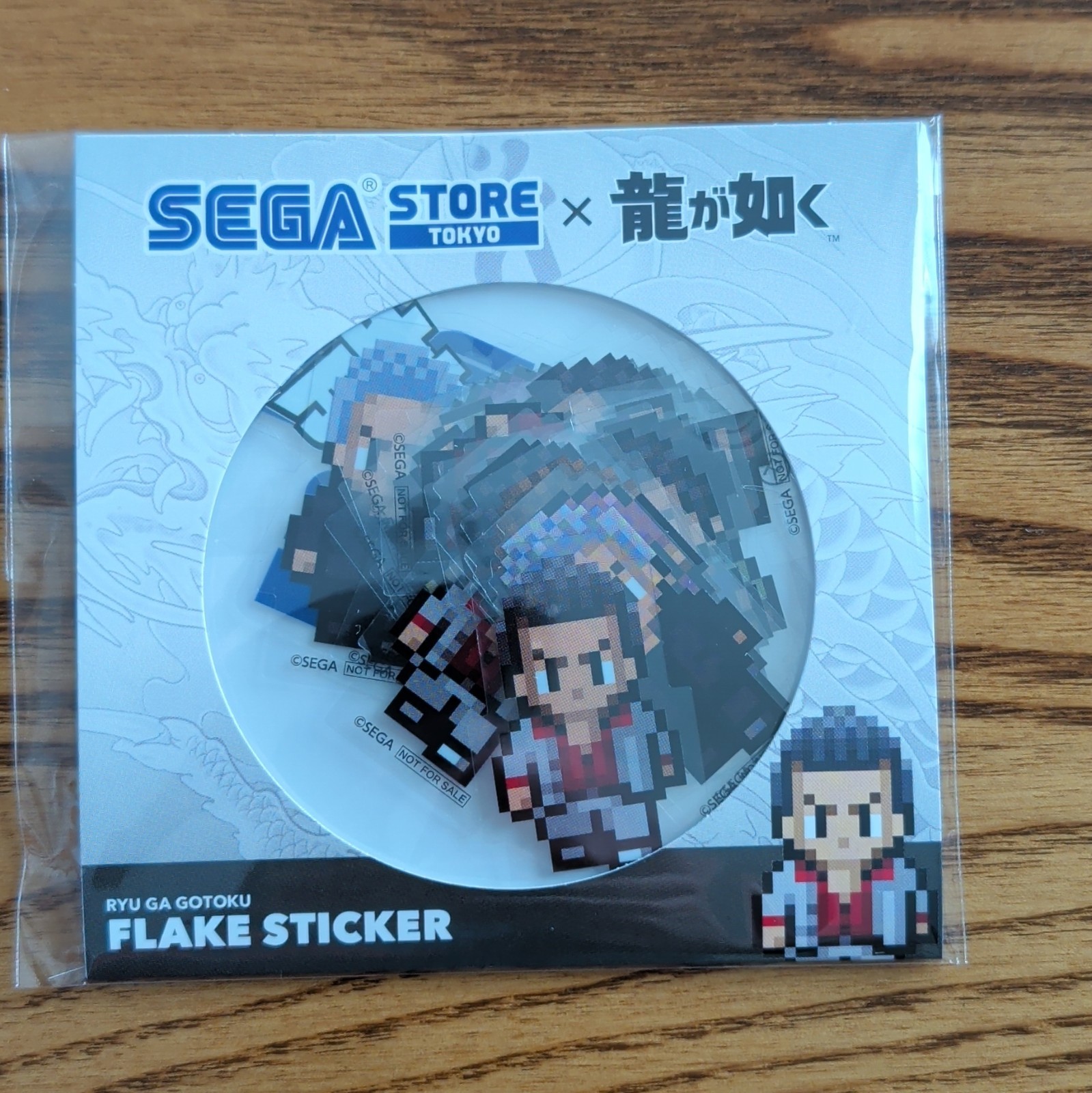 Ryu Ga Gotoku Sega Store Tokyo Clear Stickers