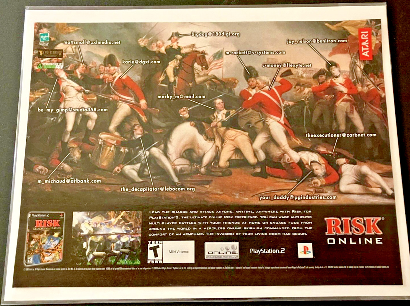Risk: Global Domination - Vintage Original Gaming Print Ad / Poster / Wall Art