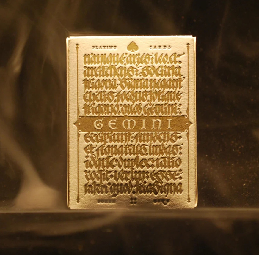 Gemini LTD170 EXPERIMENTAL Playing Cards by Stockholm17 - Only 170 Available