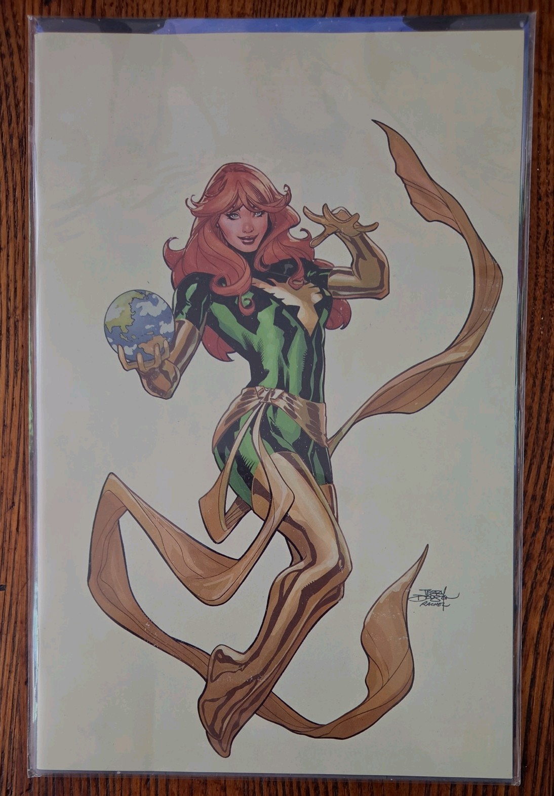 Phoenix Resurrection #1 Terry Dodson Green Suit Virgin Variant
