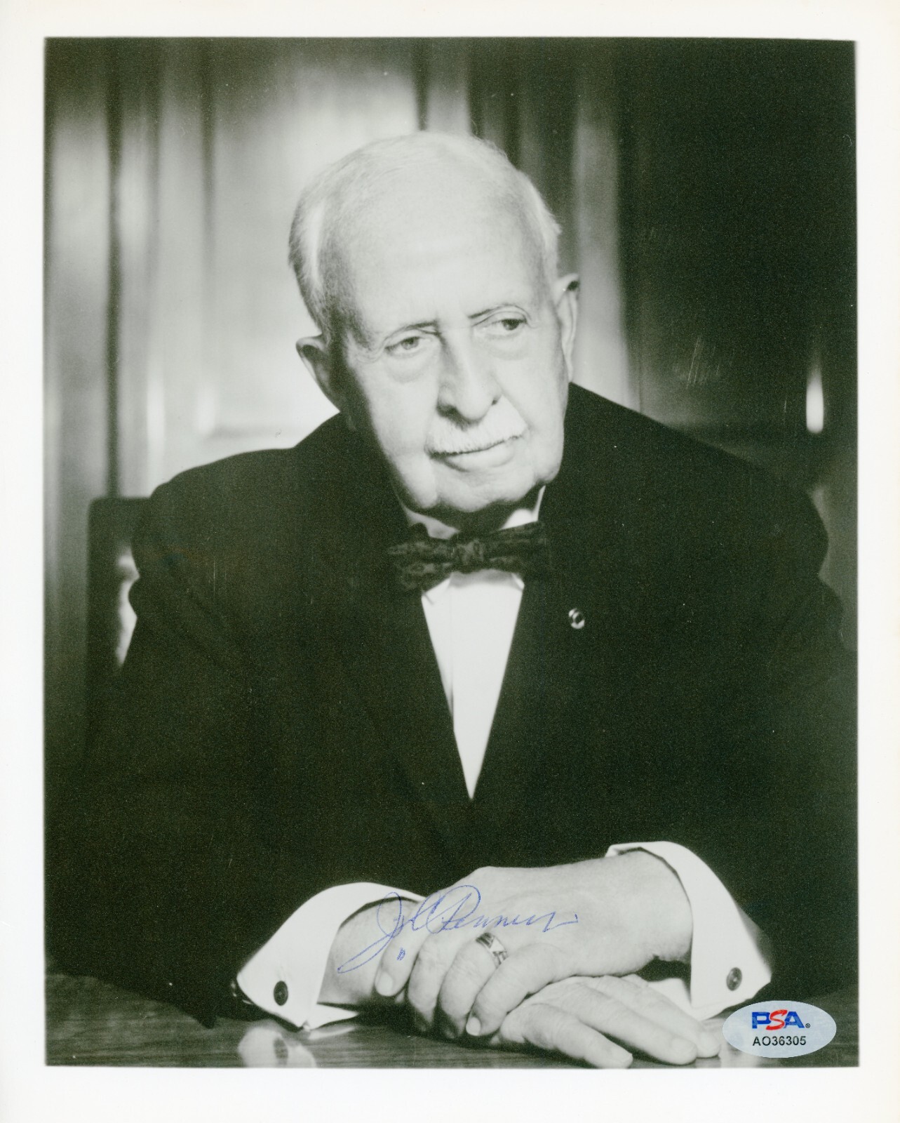 J. C. Penney ~ Signed Autographed 8 x 10 Photograph JC ~ PSA DNA