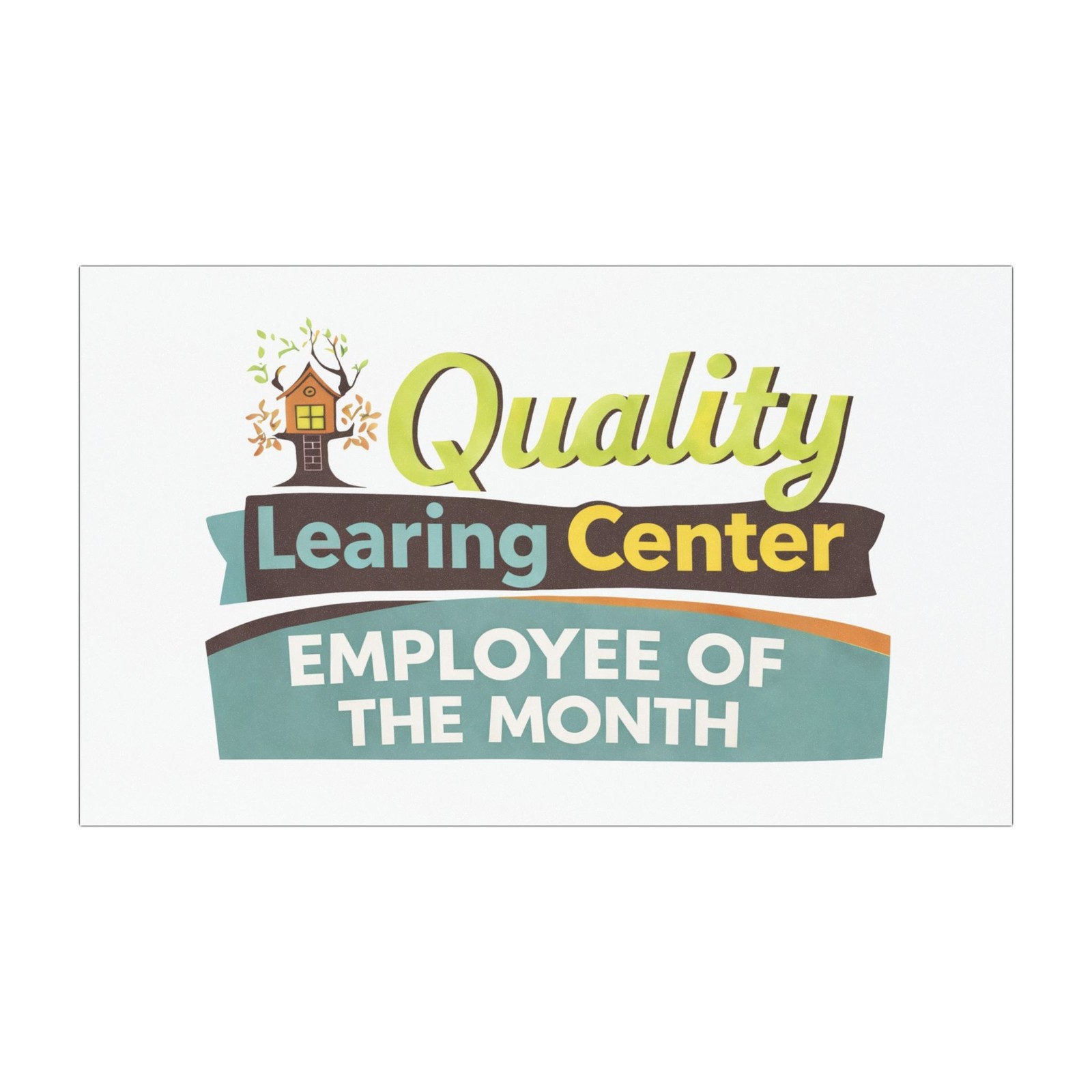 Quality Learing Center Employee of the Month Car Magnet | Somali Day Care