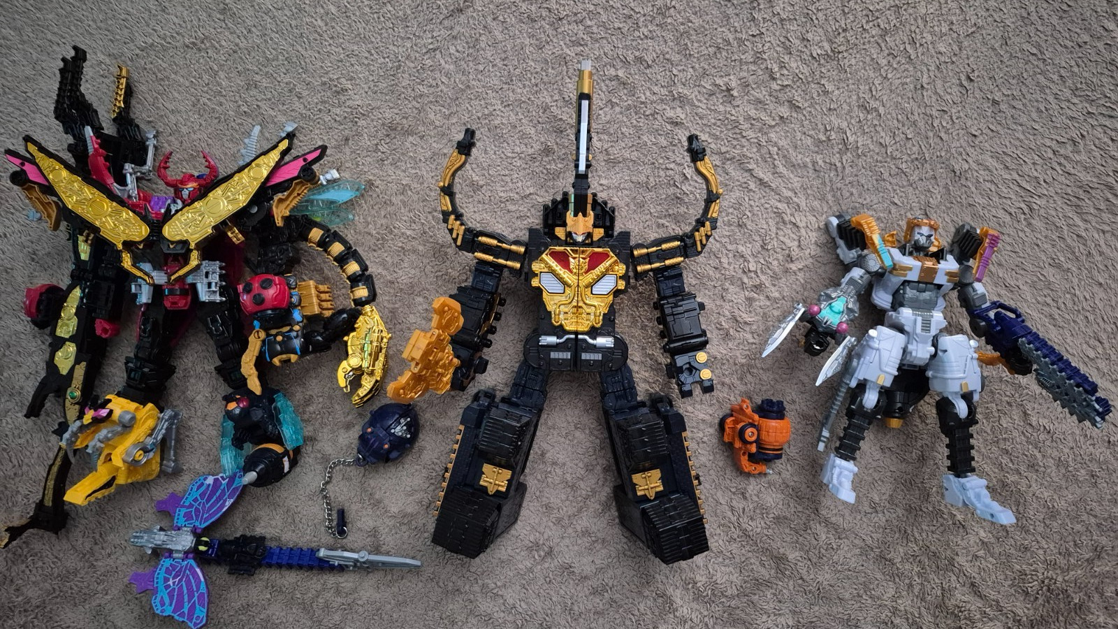Bandai Japan Ohsama Sentai Kingohger complete set God Kingohger, US Seller