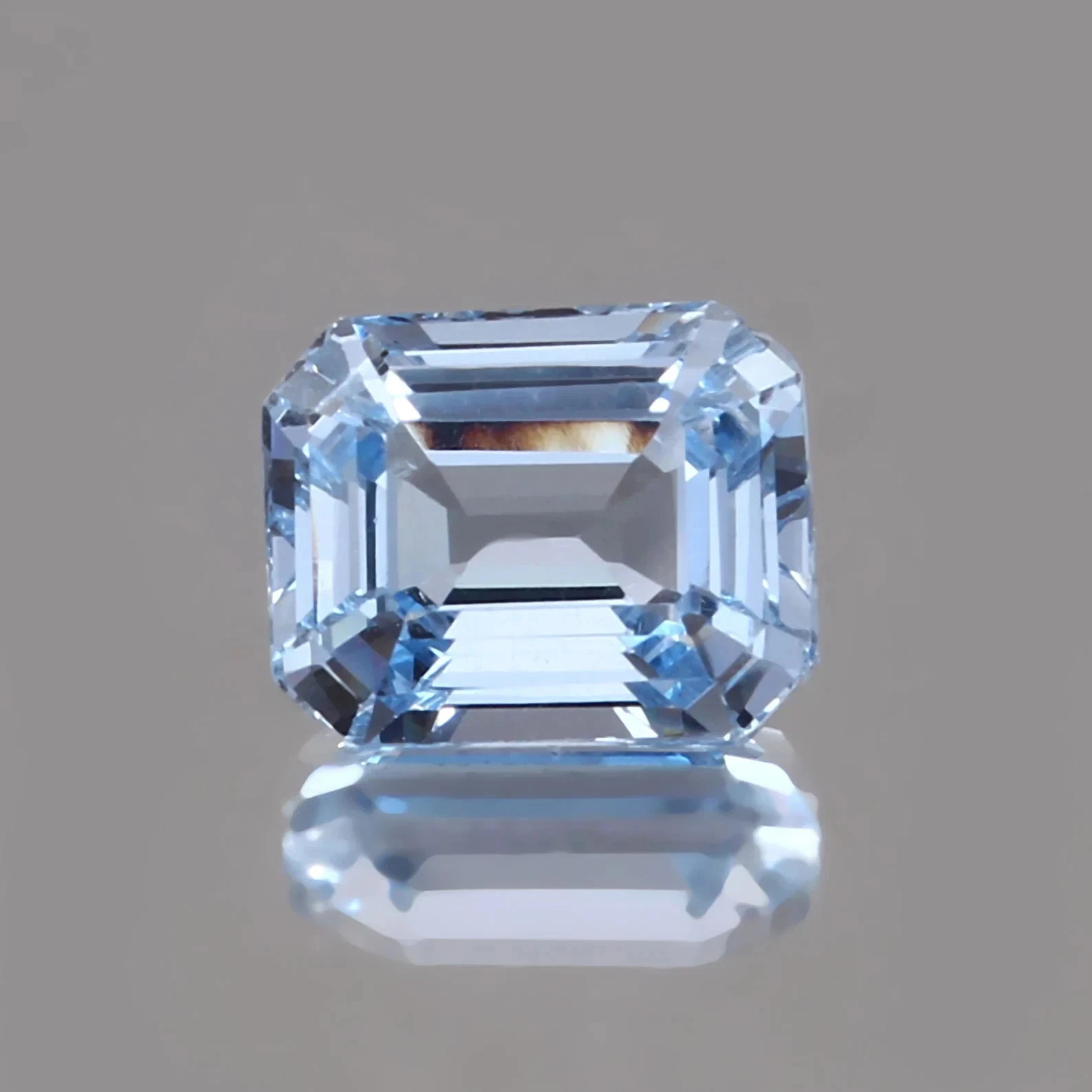 11 CT+ Natural Santa Maria Blue Aquamarine Emerald Cut Certified Loose Gemstone