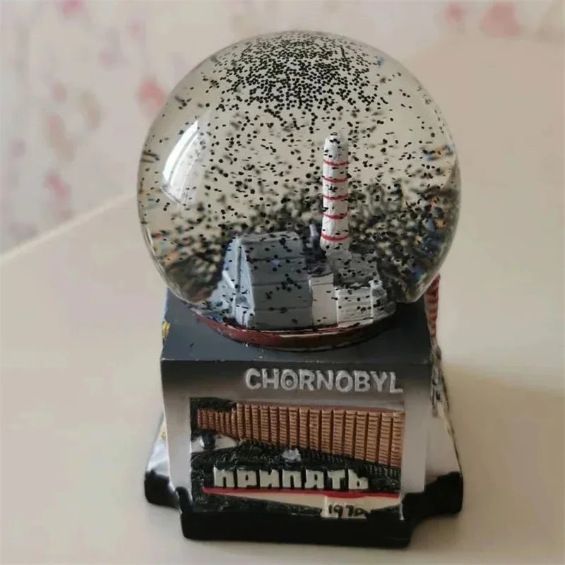 Chernobyl Snow Globe Nuclear Plant Tragedy In Pripyat Home Ornament Decoration