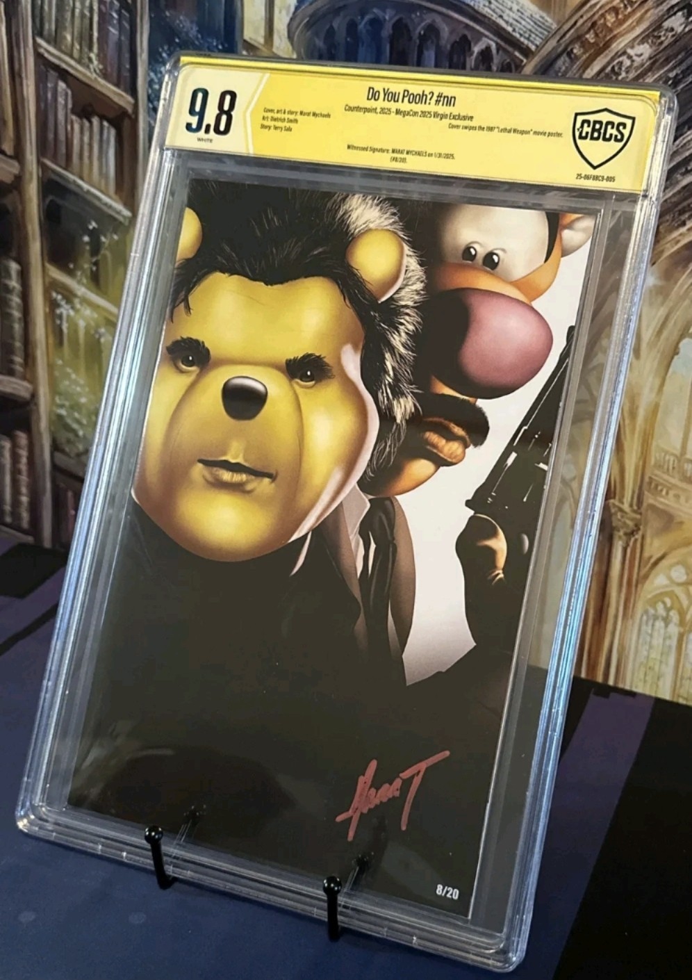 CBCS 9.8 Do You Pooh? Lethal Weapon Counter Point 2025 Virgin Exclusive Signed