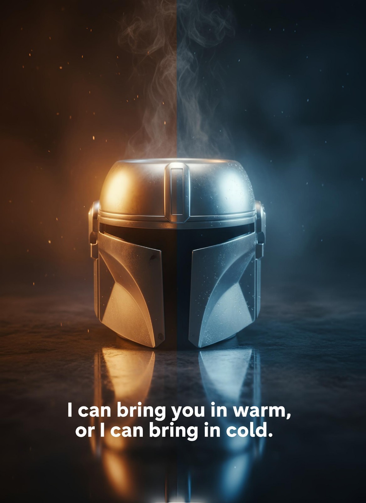 The Mandalorian sculpted ceramic mug.
