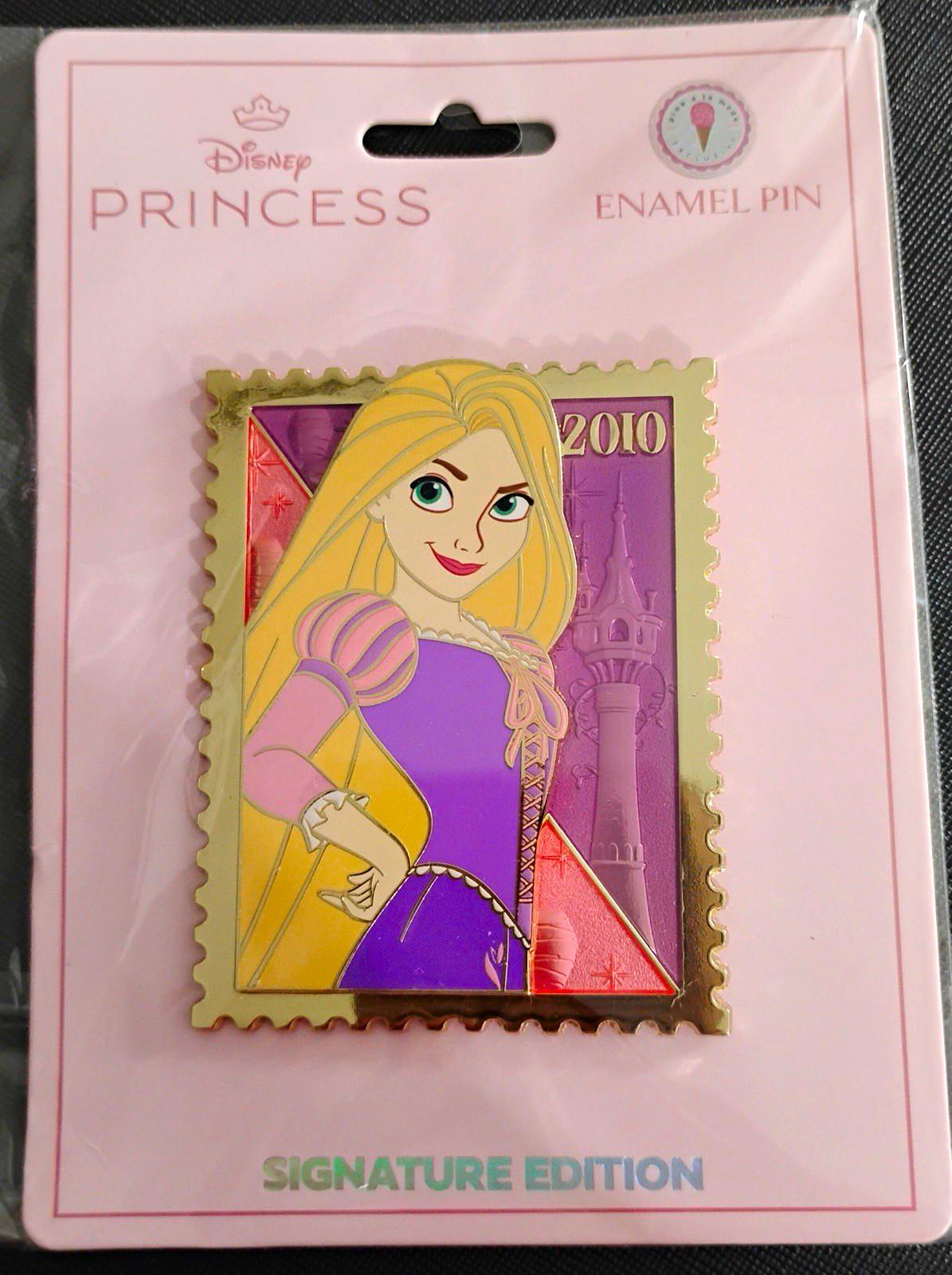 Rapunzel | Tangled | Pink a La Mode | PALM | Royal Stamp Disney Pin LE 400