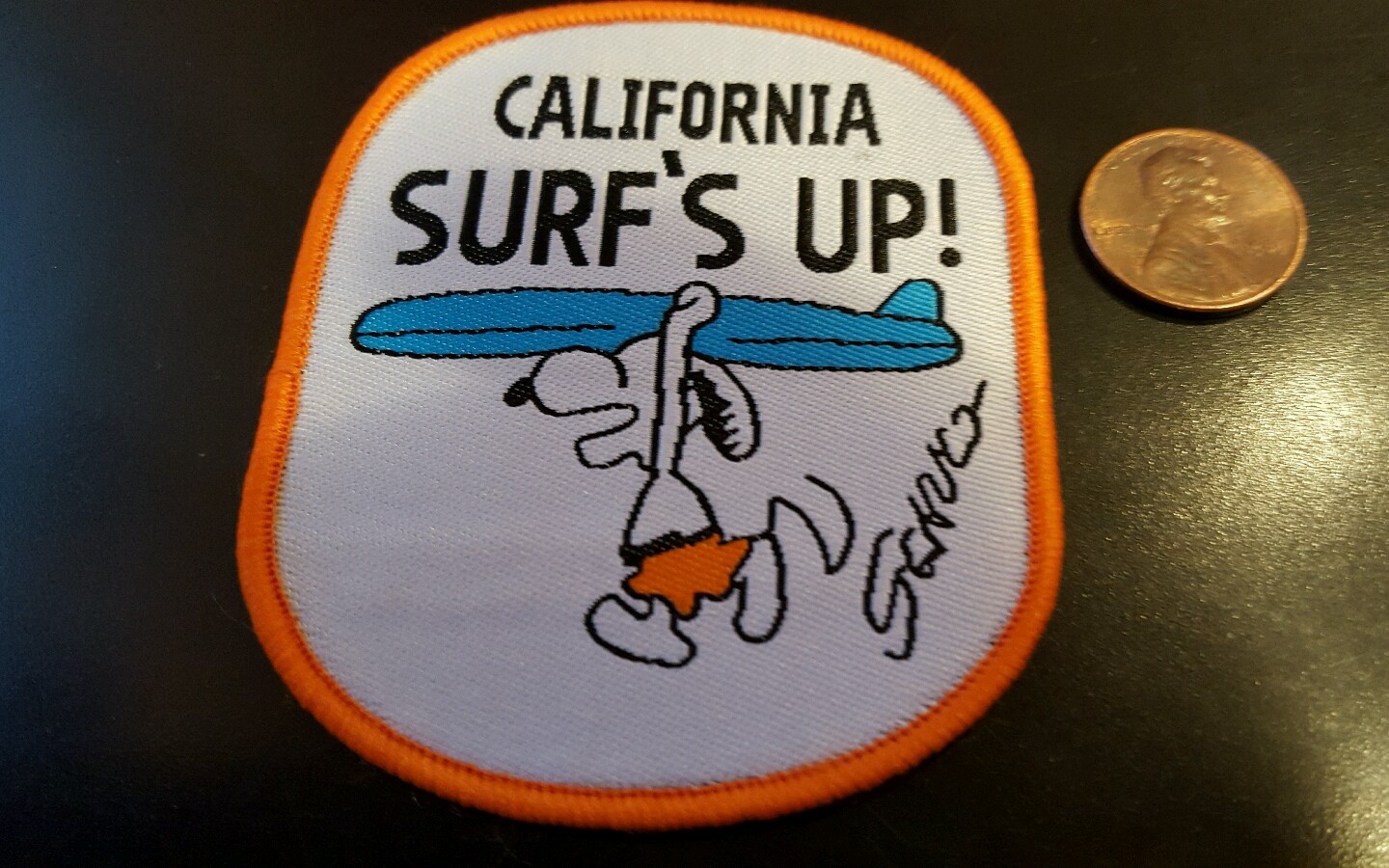 California  Surf\'s Up sew on patch Never used 2.5\