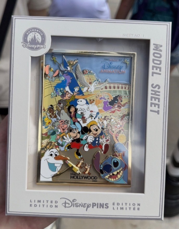 🚨2026 Disney Parks Magic Of Disney Animation Hollywood Studios Jumbo Pin LE2000
