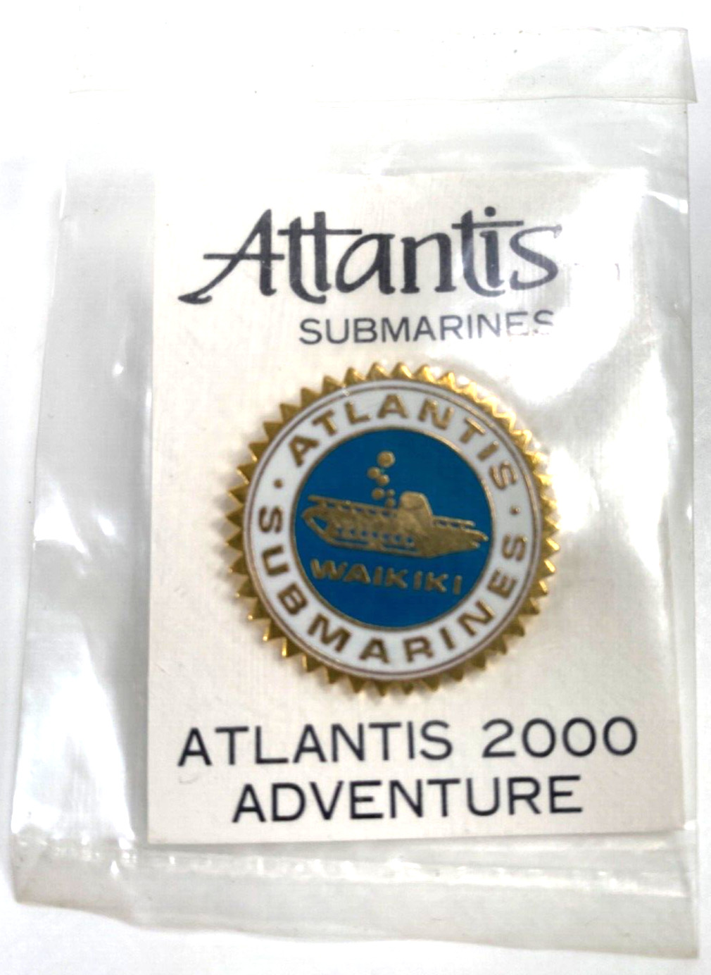 ATLANTIS 2000 ADVENTURE SUBMARINE - WAIKIKI, HAWAII vintage 1\