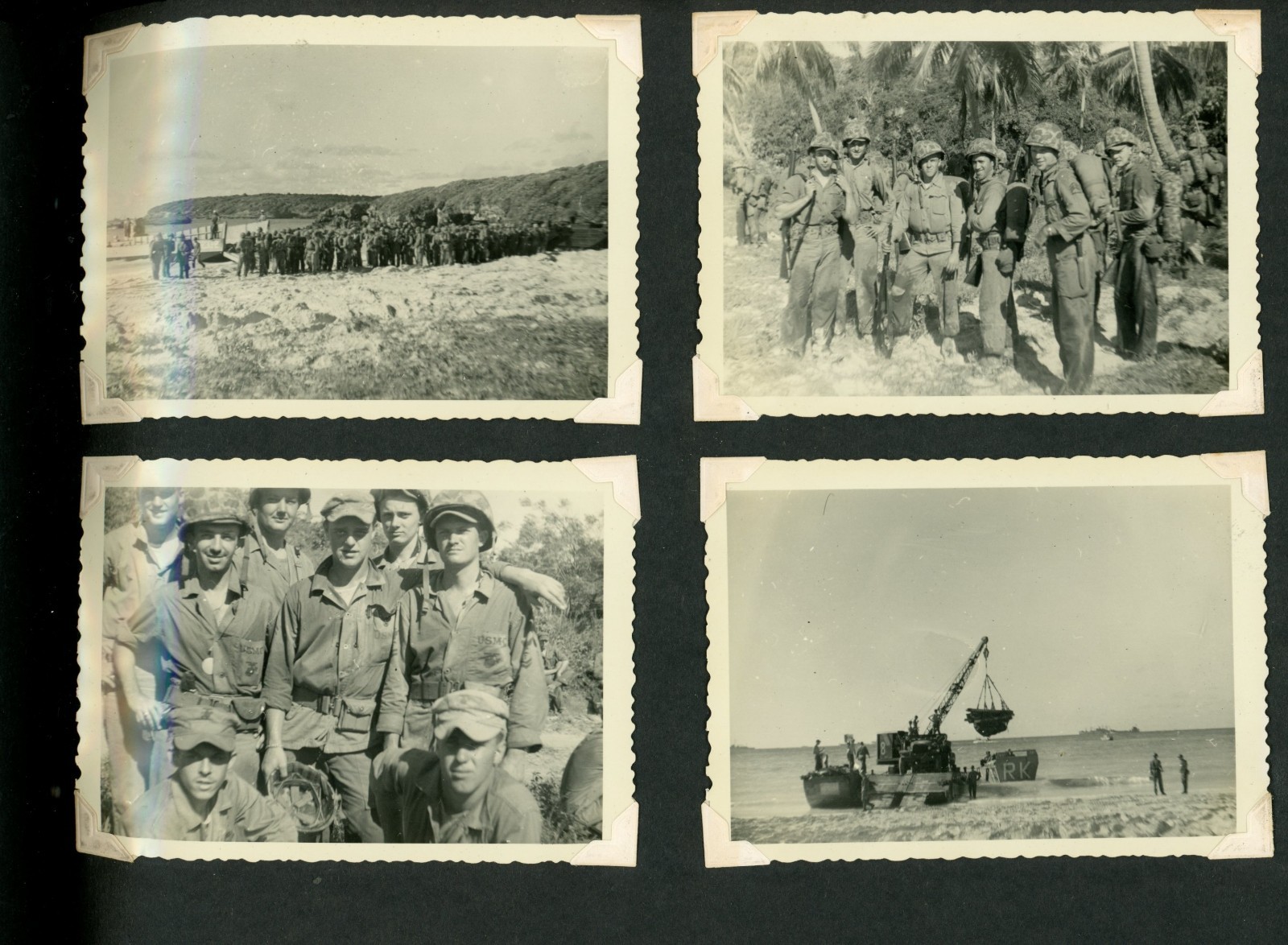 Vintage 1948 Photo Album USMC 2nd Engineers Vieques Puerto Rico 200 Photographs