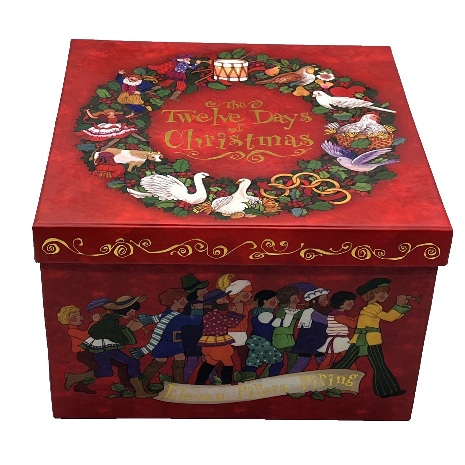 Barrington Studios Twelve Days of Christmas Nesting Boxes Set 7 Judy Hand