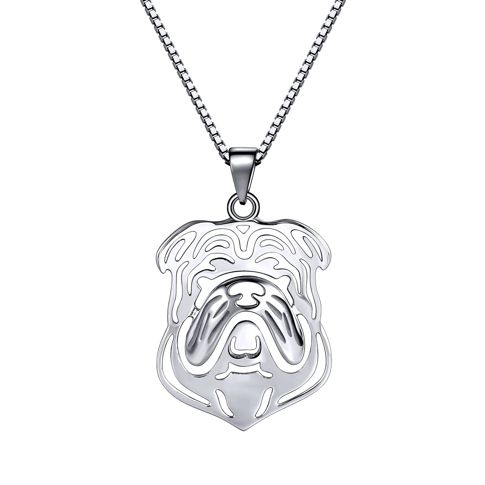 Bulldog Pet Jewelry, Sterling Silver for Men or Women by Ginger Lyne | Sterli...