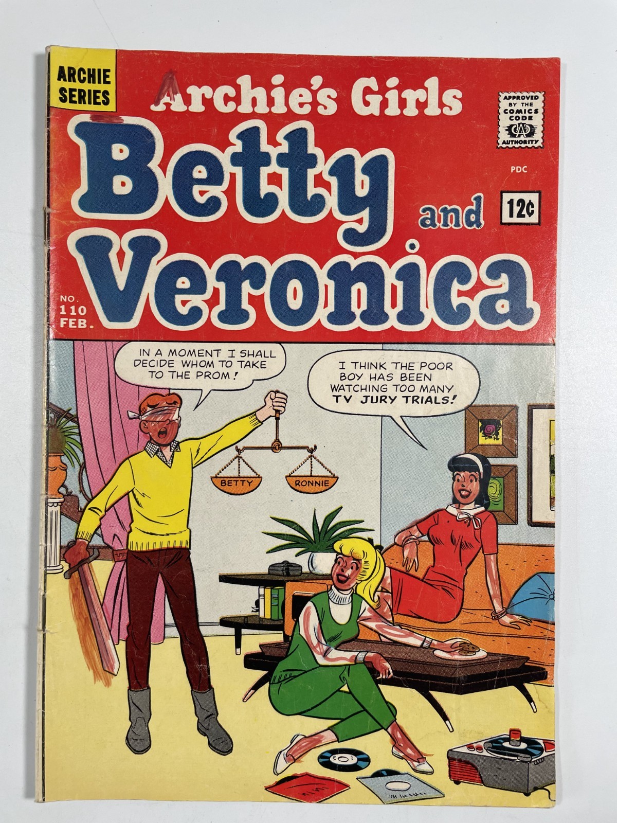 Archie's Girls Betty And Veronica #110 - 1965