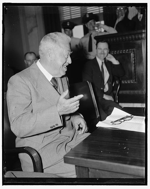 Photo:Washington DC 1930s Hugo Eckener Dirigibles Hearing Suit Portrait