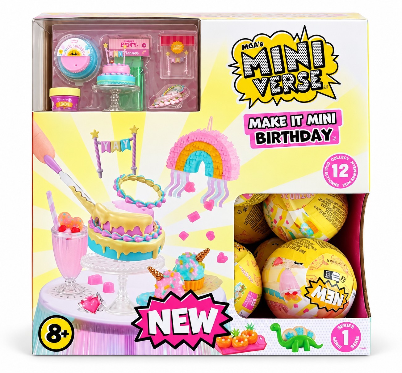 MGA MGA\'s Miniverse Make It Mini Birthday Series 1 Blind Pack Display 15 Balls