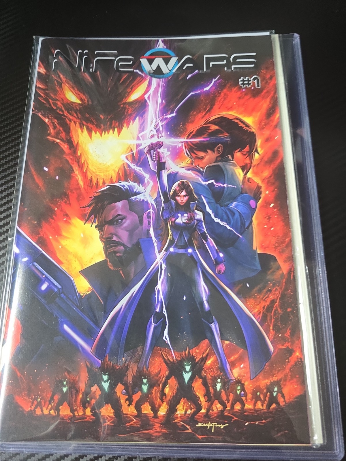 NiFe Wars #1 Santa Fung Cover A trade Ltd Fan Expo exclusive NM+