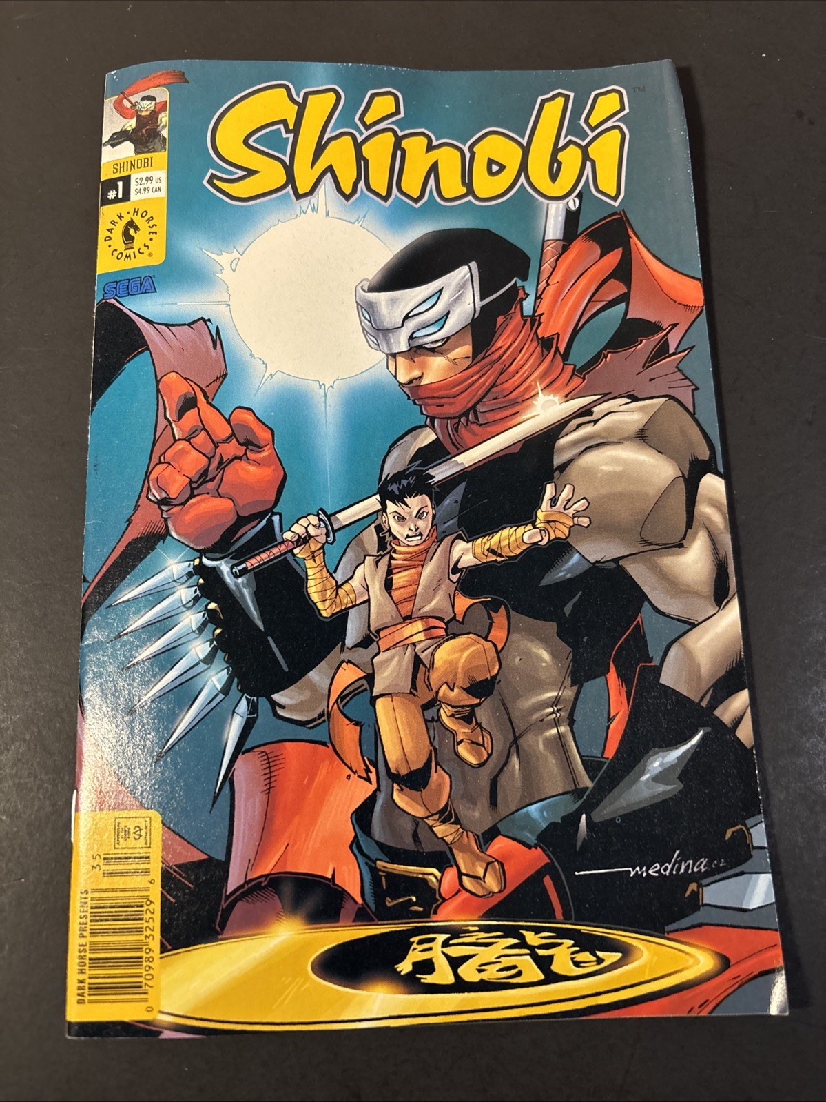 Shinobi #1 Rare Newsstand Sega Rise of Hotsuma Dark Horse Comics 2002 JL