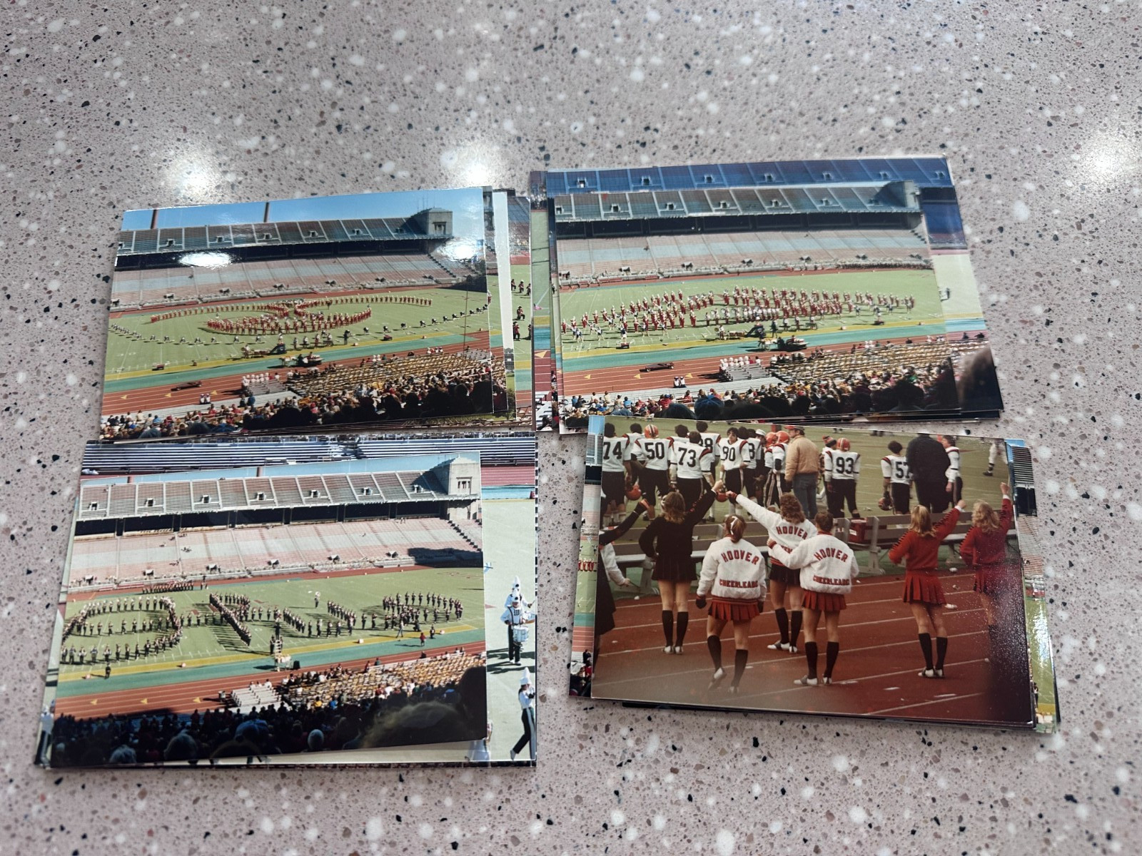 Vintage High School Marching Band Comp Ohio State & Cheerleader Photos Lot x27