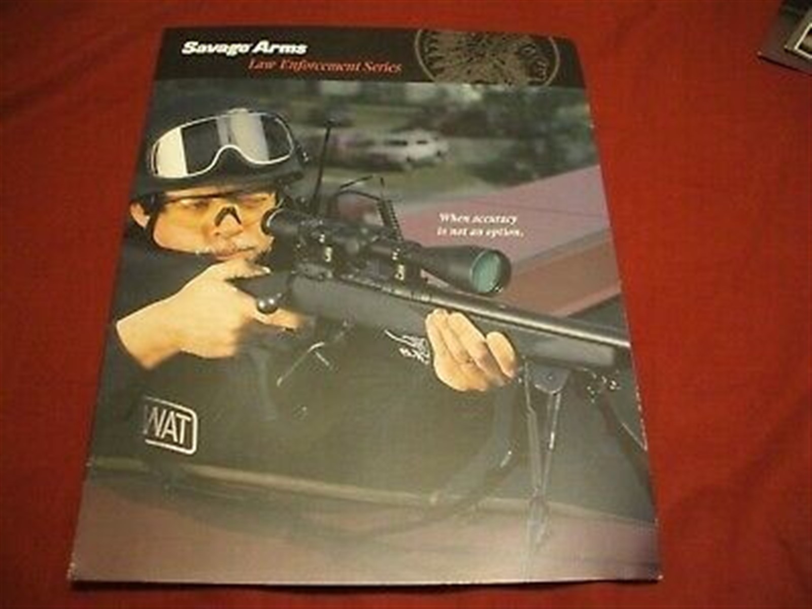 2002 SAVAGE ARMS LAW ENFORCEMENT SERIES Gun Brochure Catalog