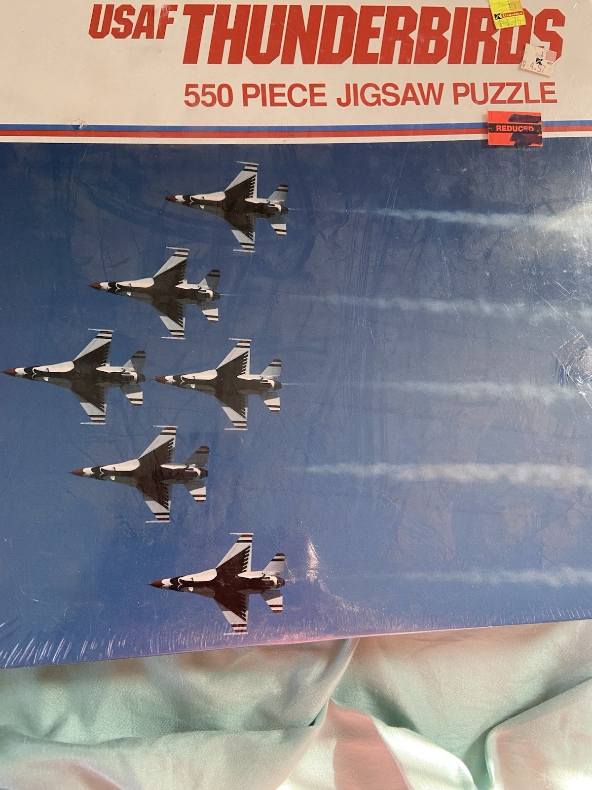 NEW Vintage 1991 USAF Thunderbirds America’s Team 550 Jigsaw Puzzle HOYLE Rare
