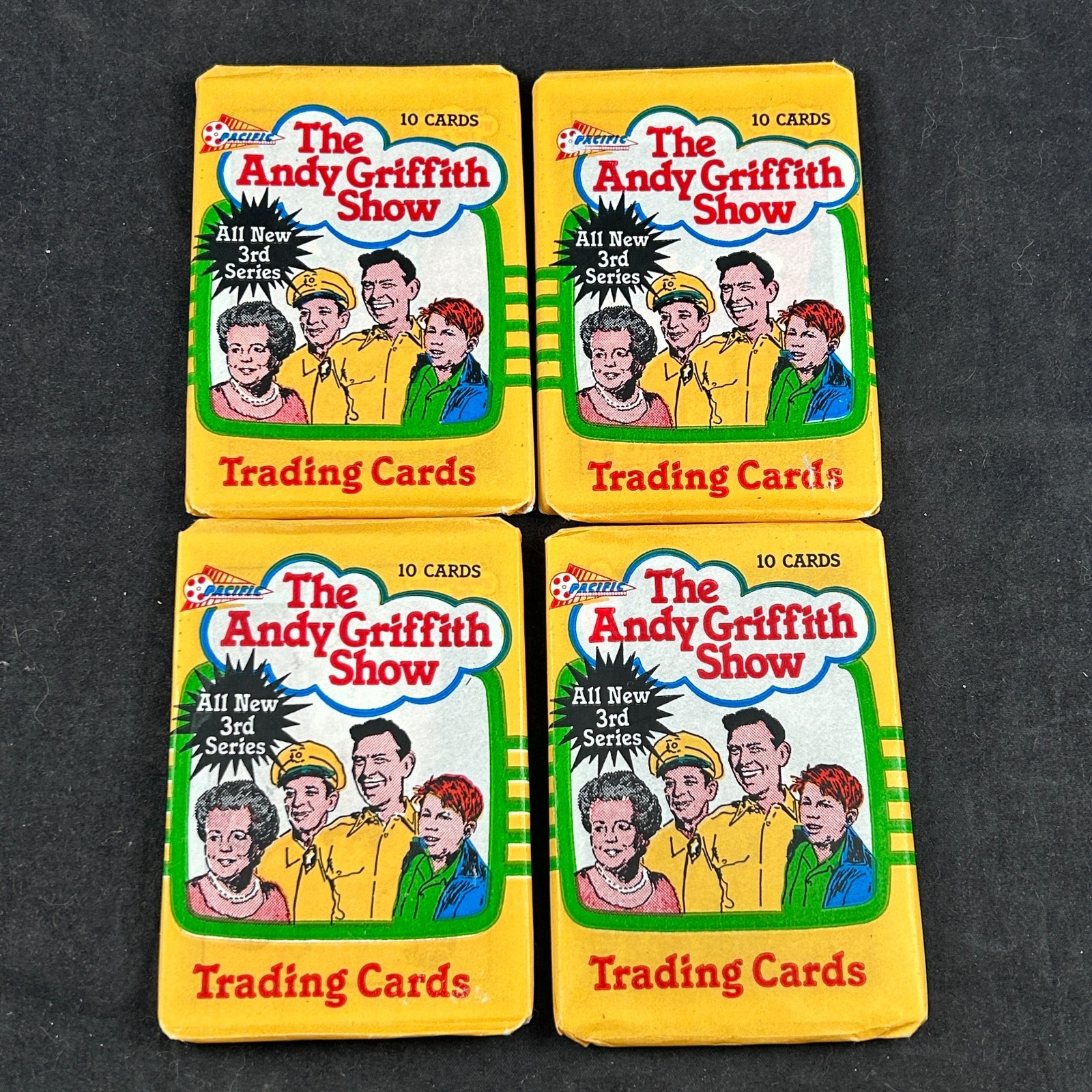 1991 PACIFIC ANDY GRIFFITH SHOW SERIES 3 FACTORY SEALED 10 CARD PACKS LOT OF 4