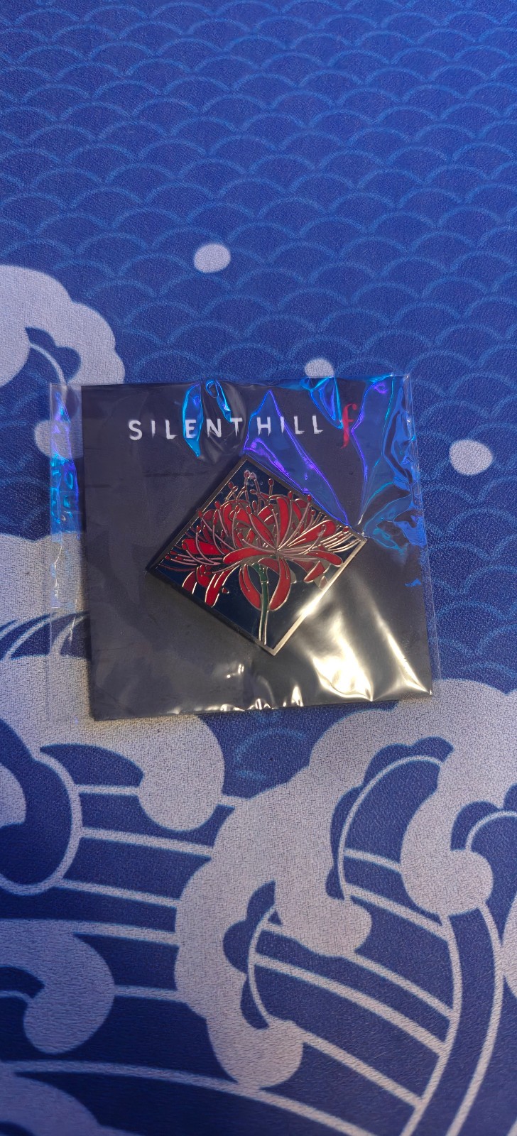 Rare Konami Silent Hill F Exclusive Red Spider Lily Pin Sealed BNIB