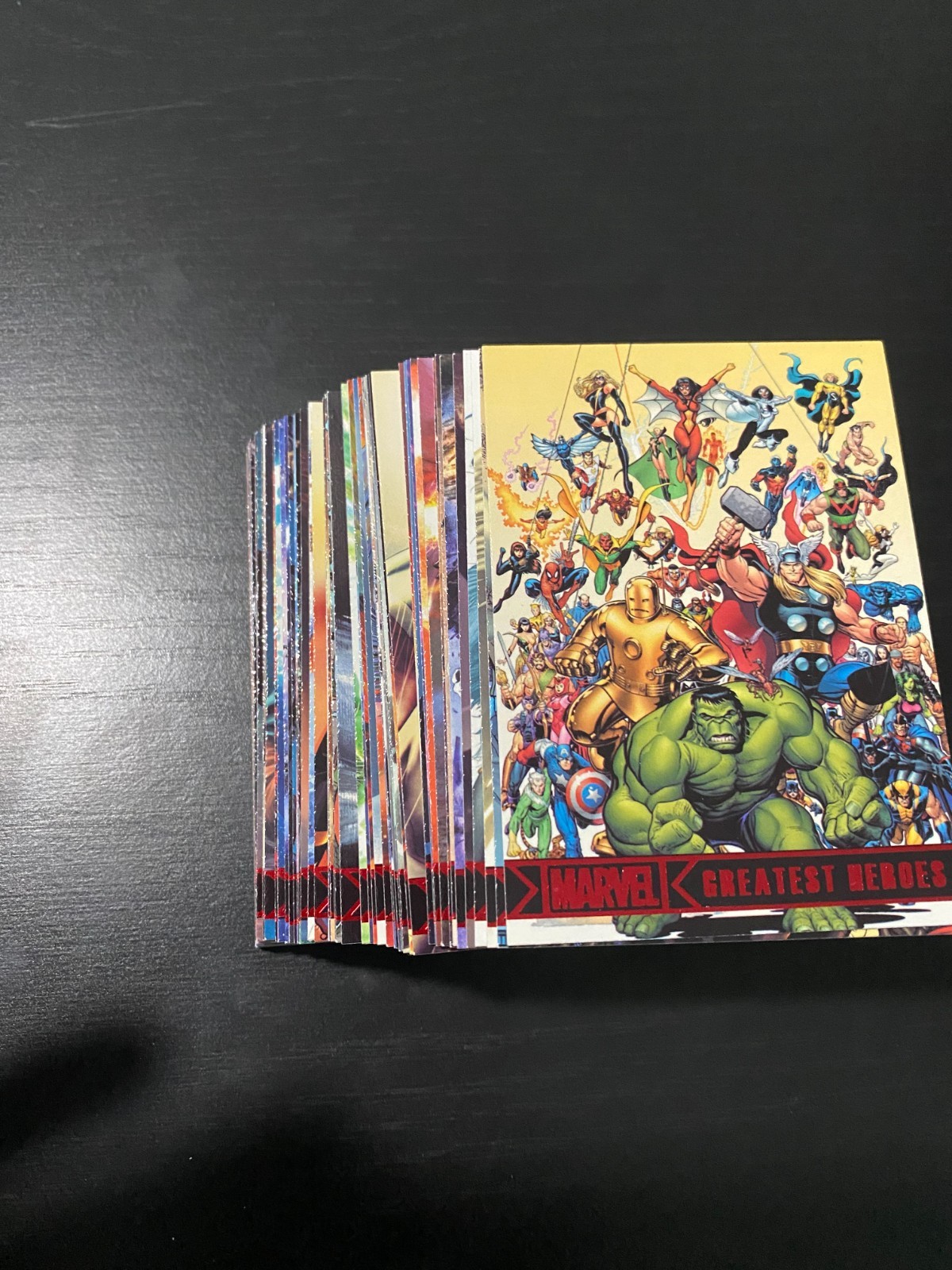 2012 Marvel Greatest Heroes Complete Base Set Card #1-81