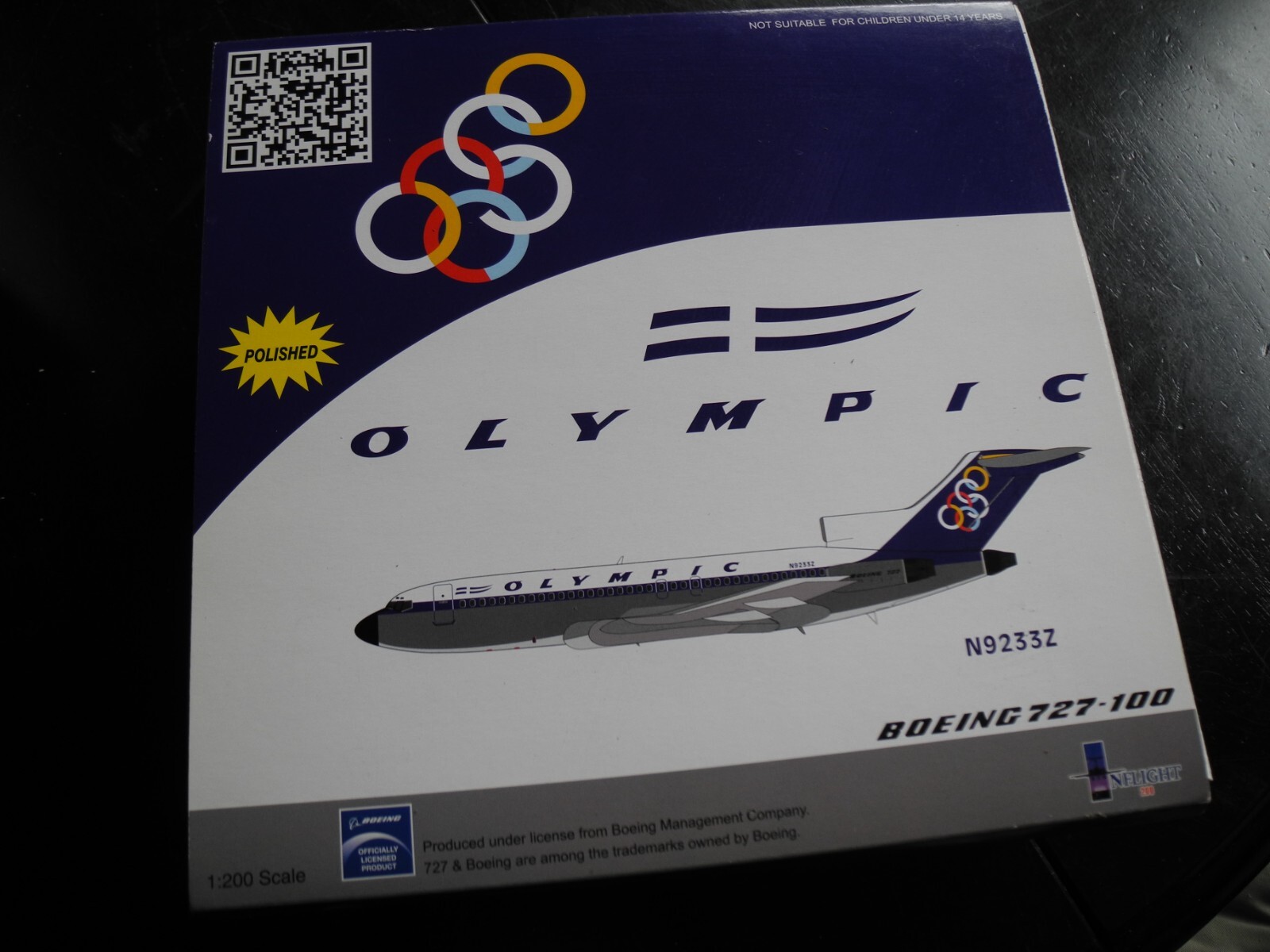 Collector's FIND Inflight 200 Boeing 727-100 OLYMPIC, Original Version,Only 240