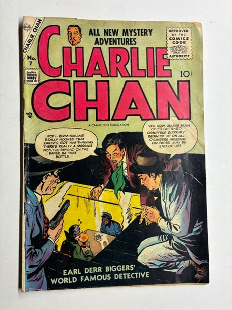 Golden Age Comic Charlie Chan #7  1955 Very Rare Complete