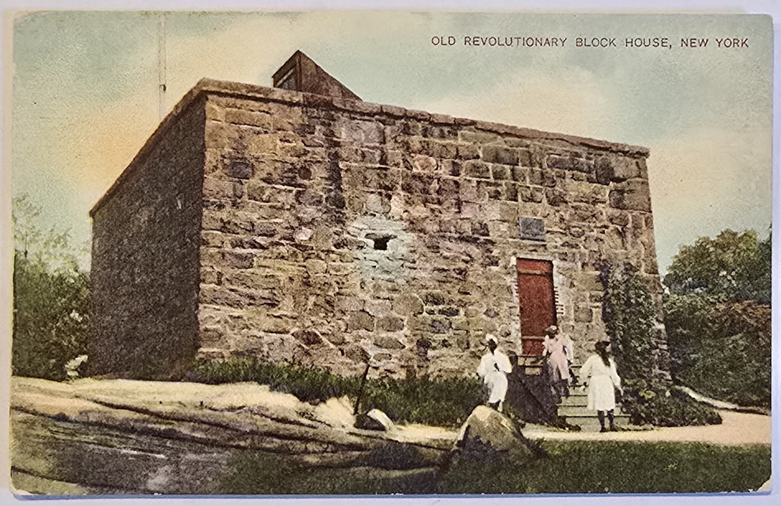 Vintage Postcard Old Revolutionary Block House New York American News Company