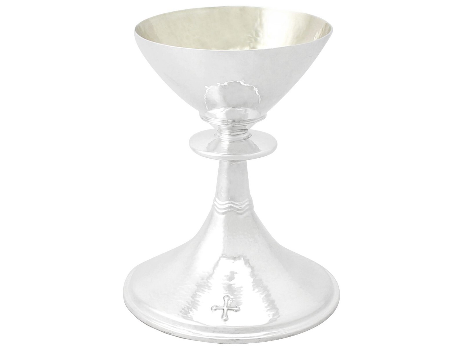 Vintage George VI Arts and Crafts Sterling Silver Chalice by J Wippell & Co 1948