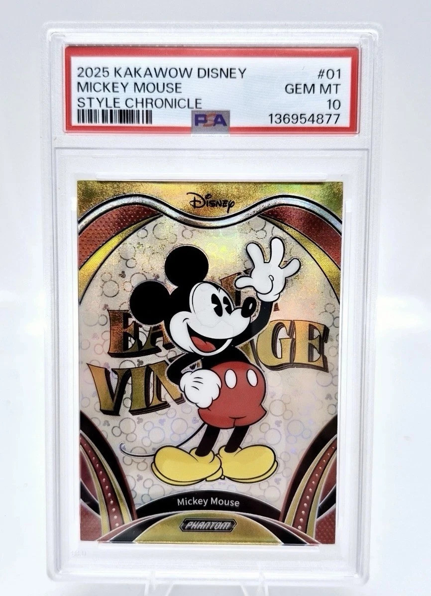 2025 Kakawow Disney Mickey Mouse #1 PSA 10 Style Chronicle /145