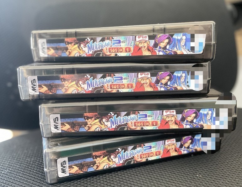 New V2 version MVS SNK 161 in 1 Multi games cartridge NEO GEO 161 card  US