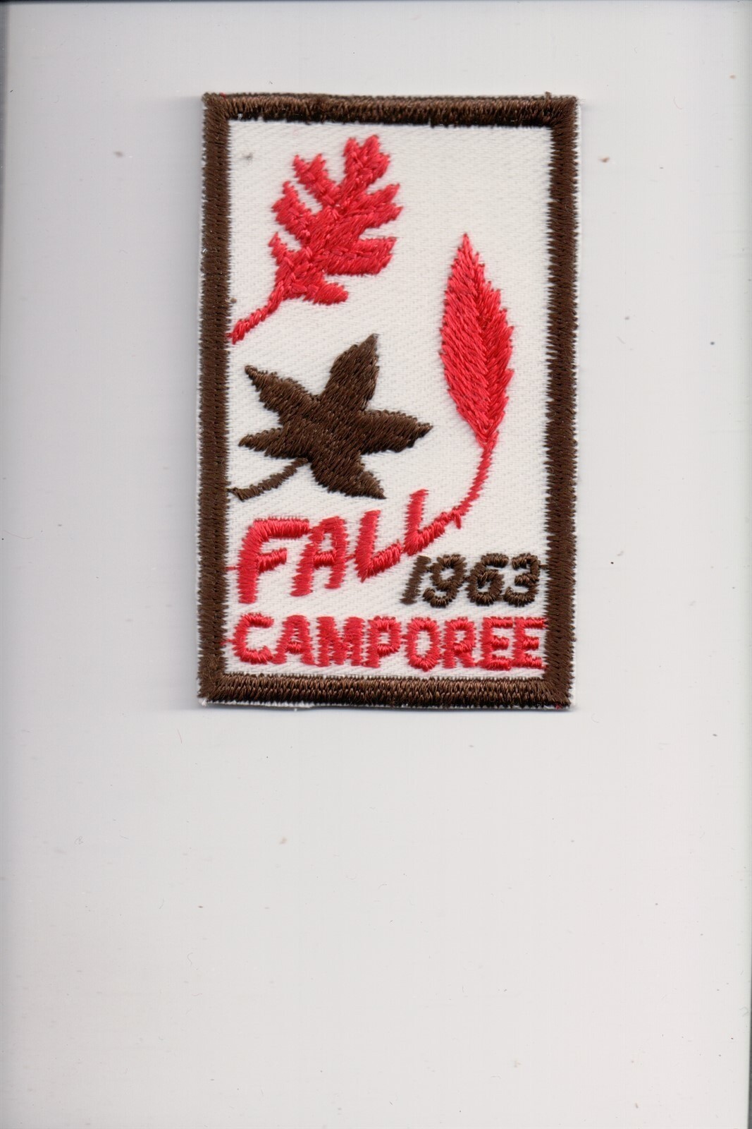 1963 Fall Camporee patch (No Loop)