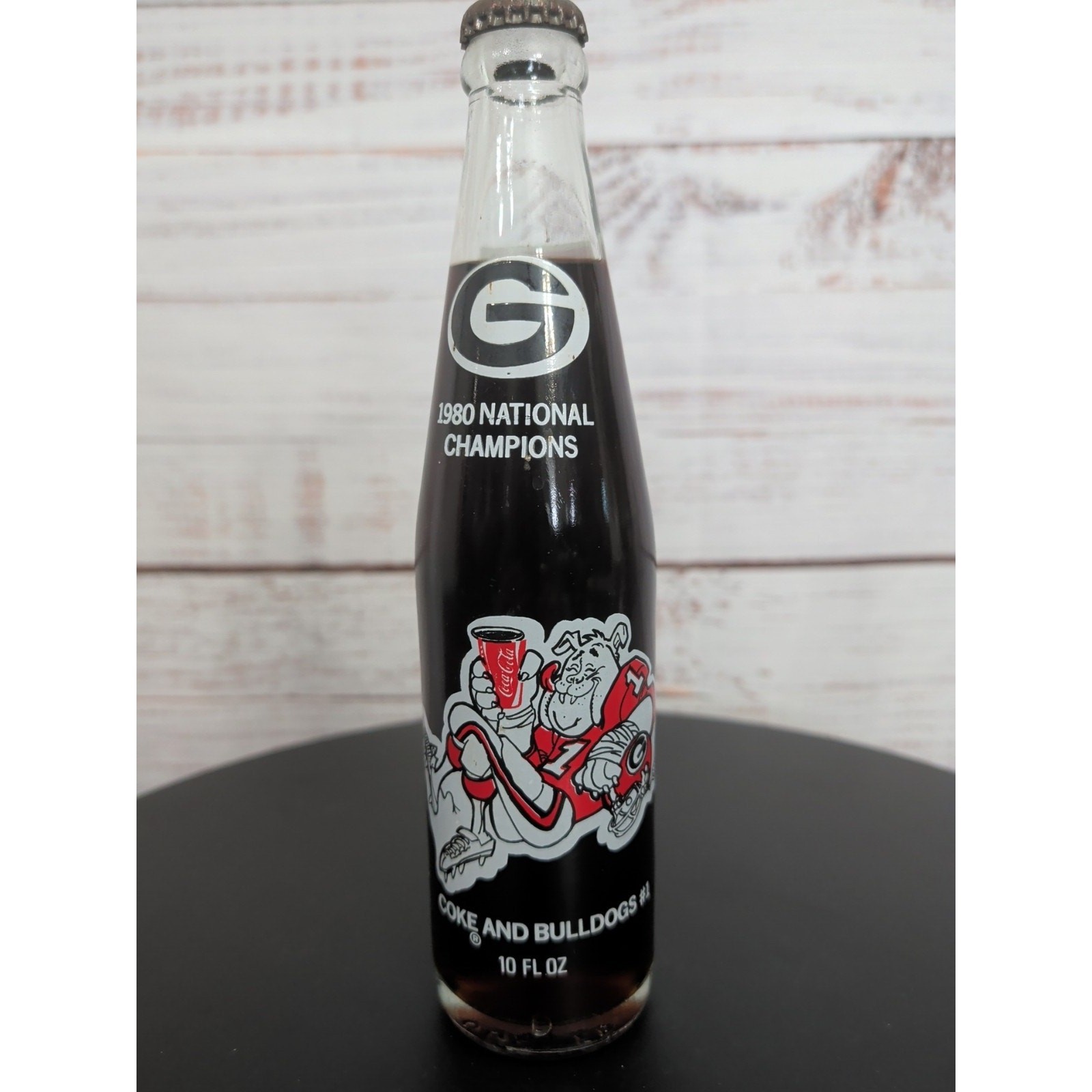 1980 UGA Georgia Bulldogs National Champions Coke Bottle Unopened