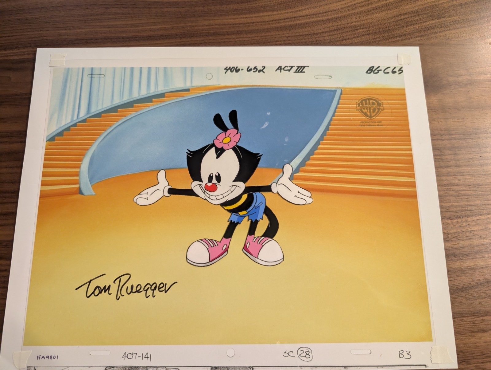 Warner Bros. Animaniacs Dot Production Cel