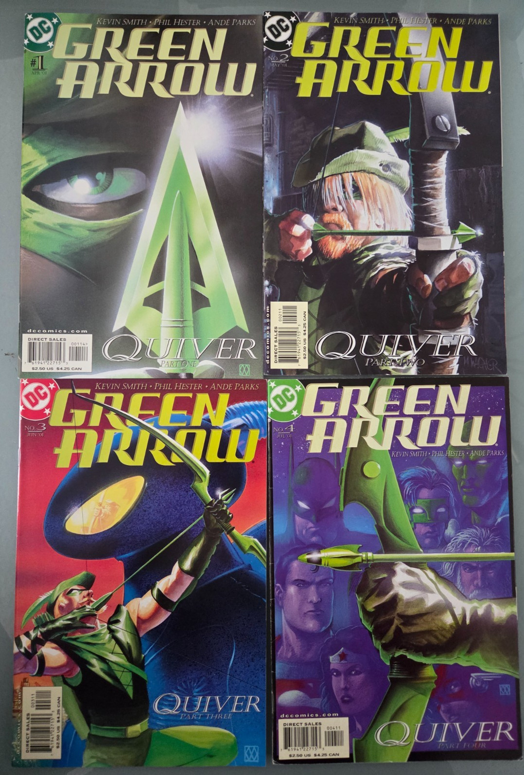 GREEN ARROW #1-75 (2001) DC COMICS FULL COMPLETE SET KEVIN SMITH BLACK CANARY