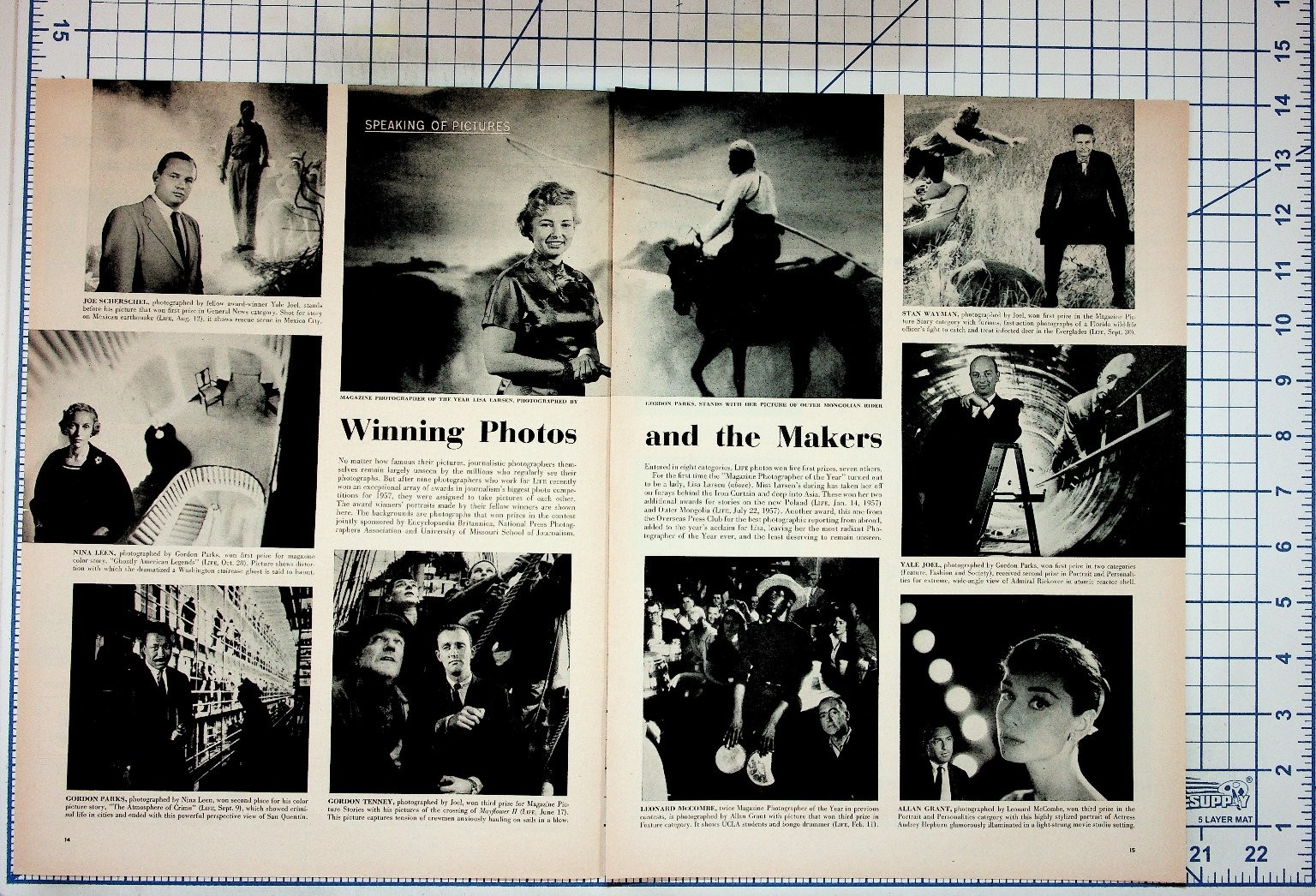 1950s LIFE Magazine Article Winning Photos Photojournalism Ephemera