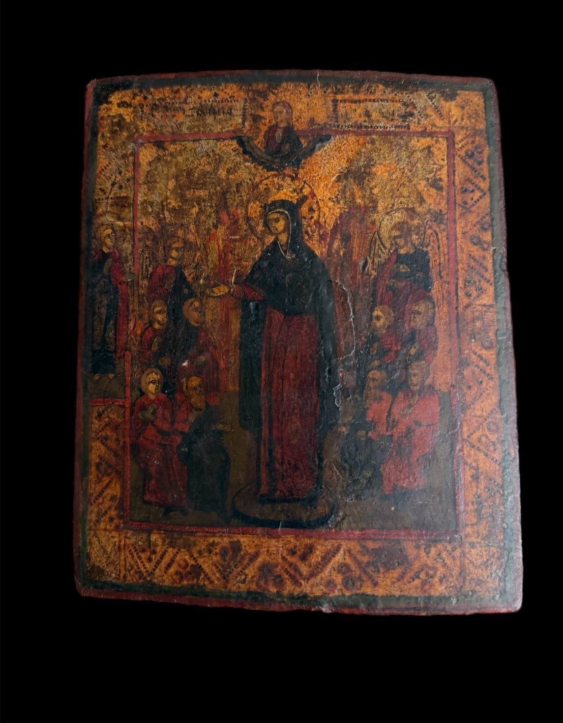 Rare Antique 18th Century Russian Orthodox Icon of
