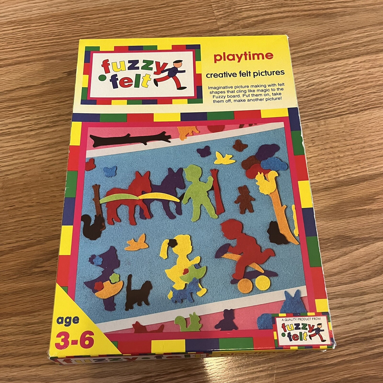 fuzzy felt Playtime vintage children\'s toy game play set fuzzy-felt England