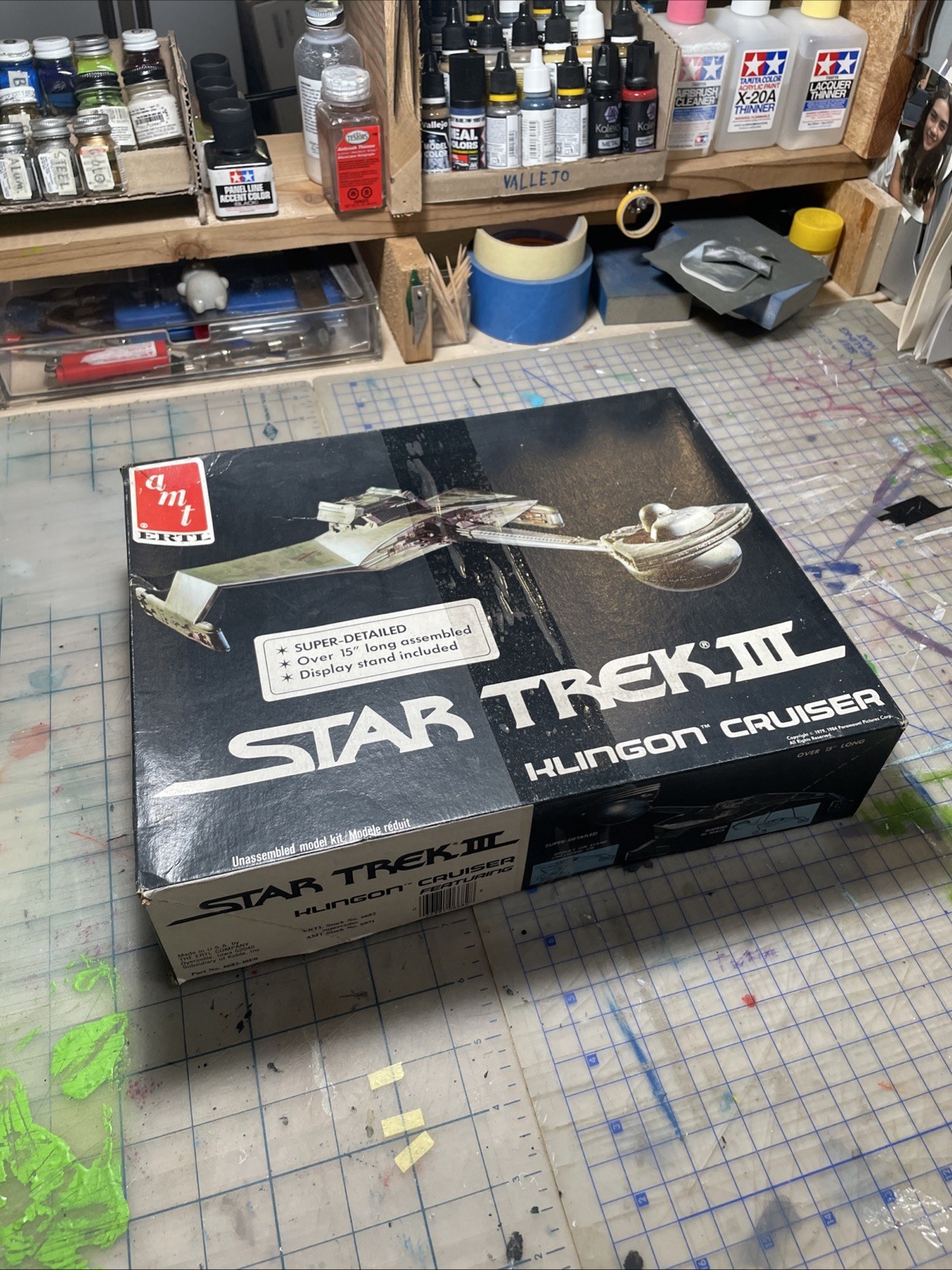 AMT ERTL Star Trek III Klingon Cruiser Model Kit Mint Very Nice Condition