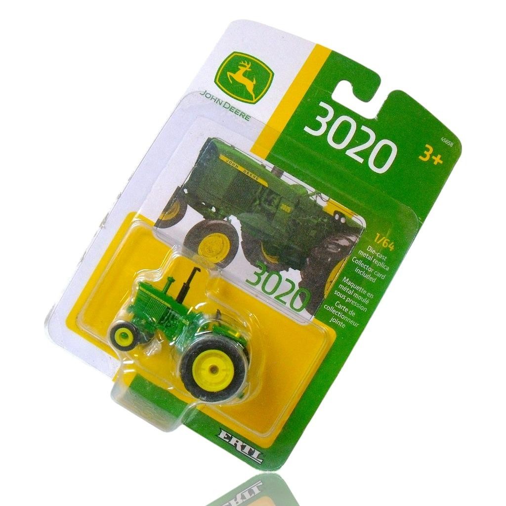 ERTL John Deere 3020 Tractor w/ Collector Card 1/64 Scale 45658 LP68845 New Mint