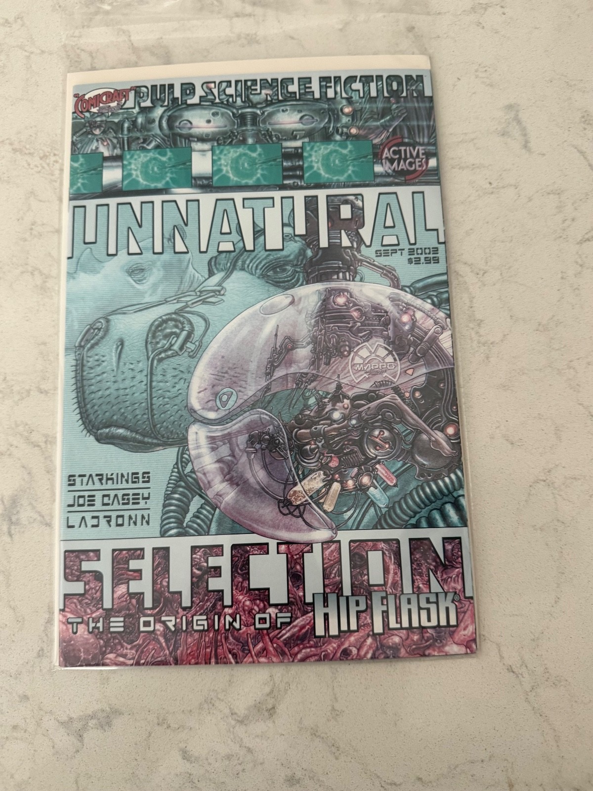 Unnatural Selection: The Origin of Hip Flask (2002) — Image Comics — C123